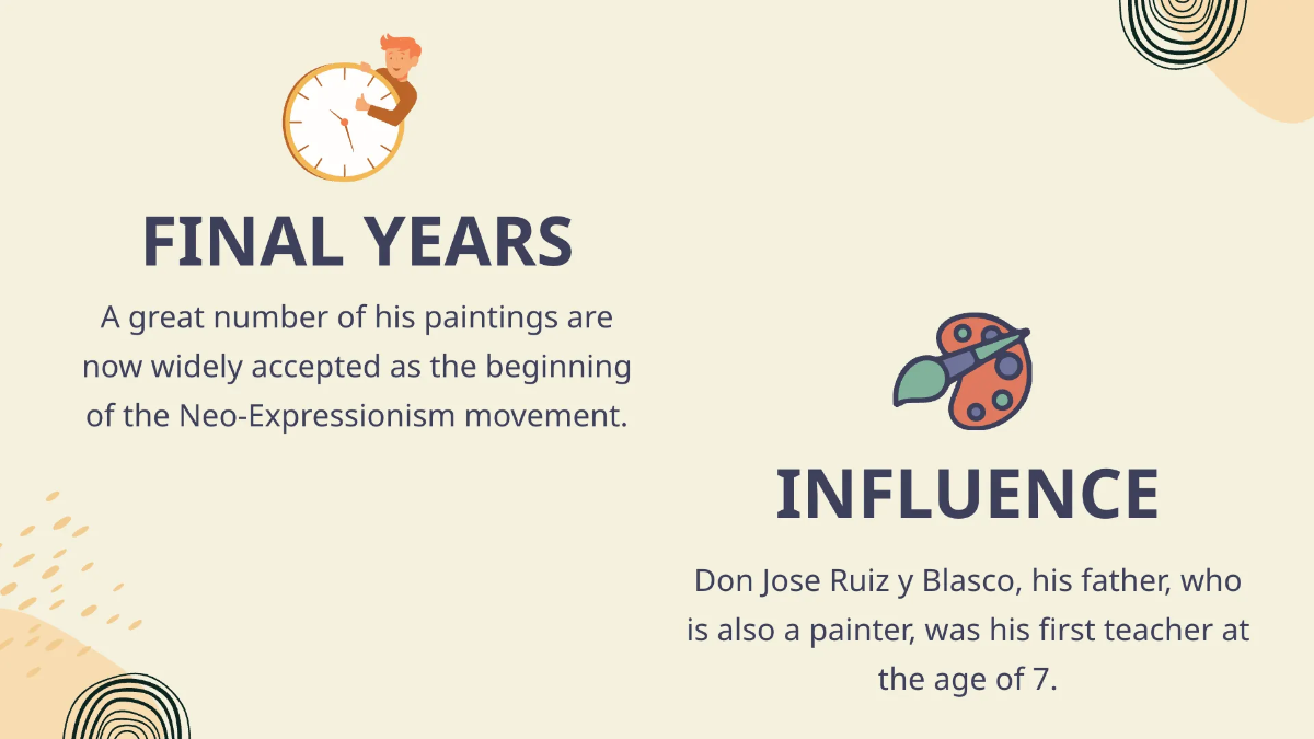 Free Modern Art Presentation Template to Edit Online