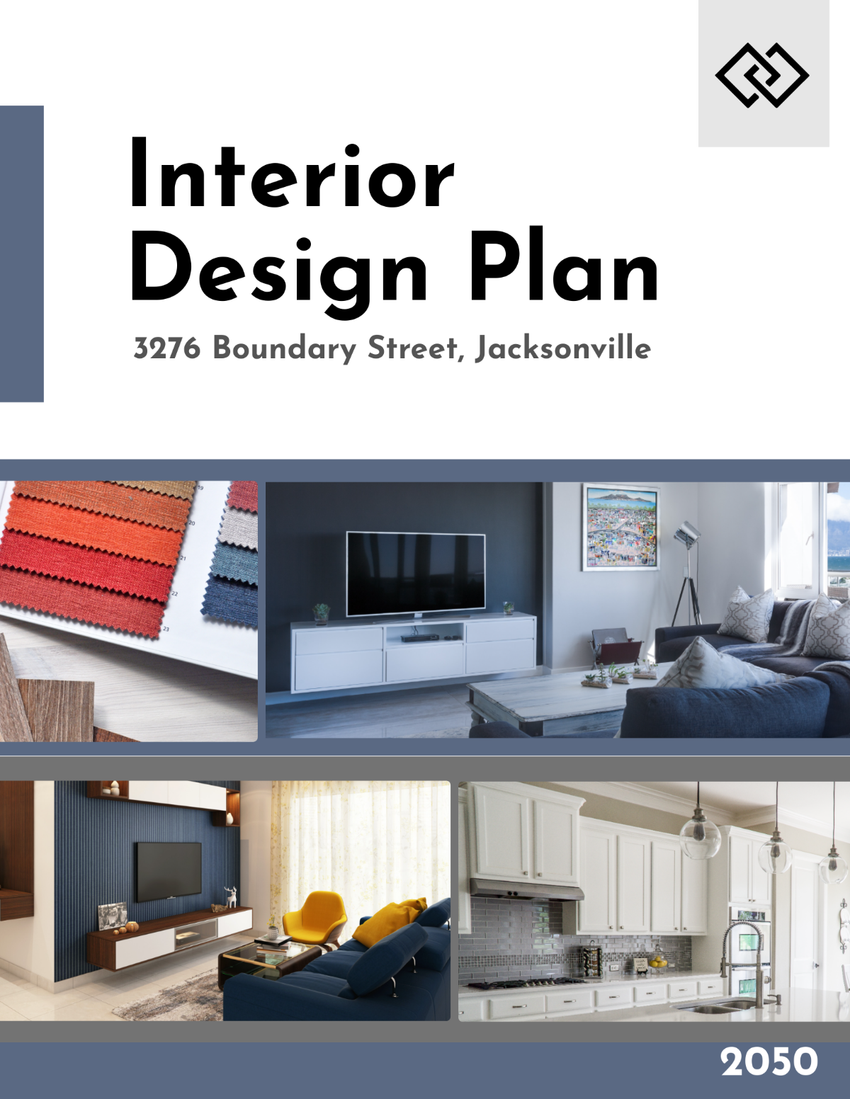 Free Interior Cover Page Template