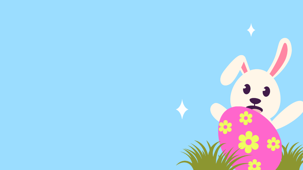 Free Easter Plain Background Template