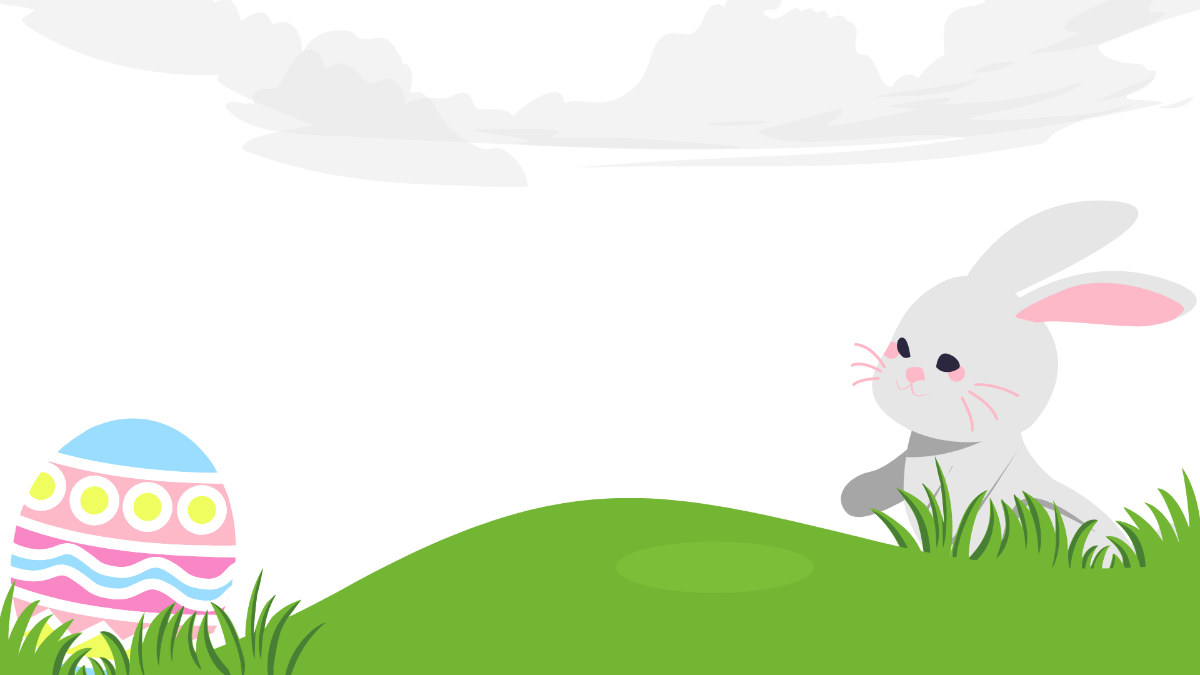 Free Easter Transparent Background Template