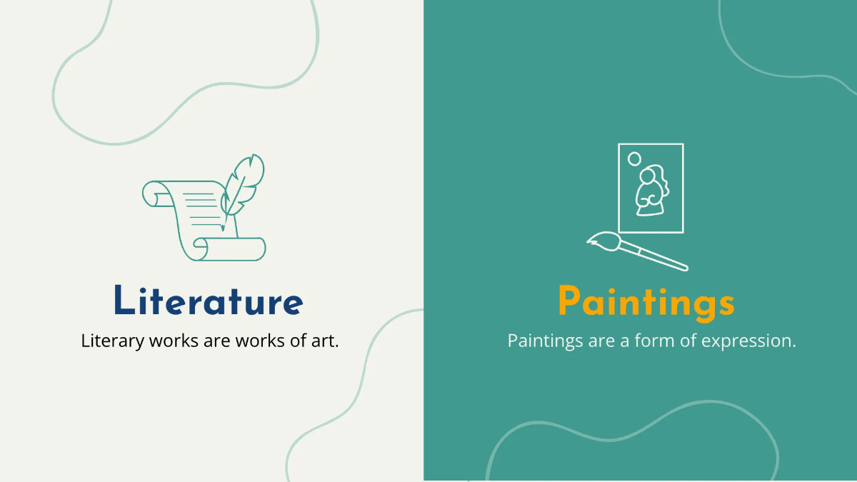 Free Creative Art Presentation Template to Edit Online