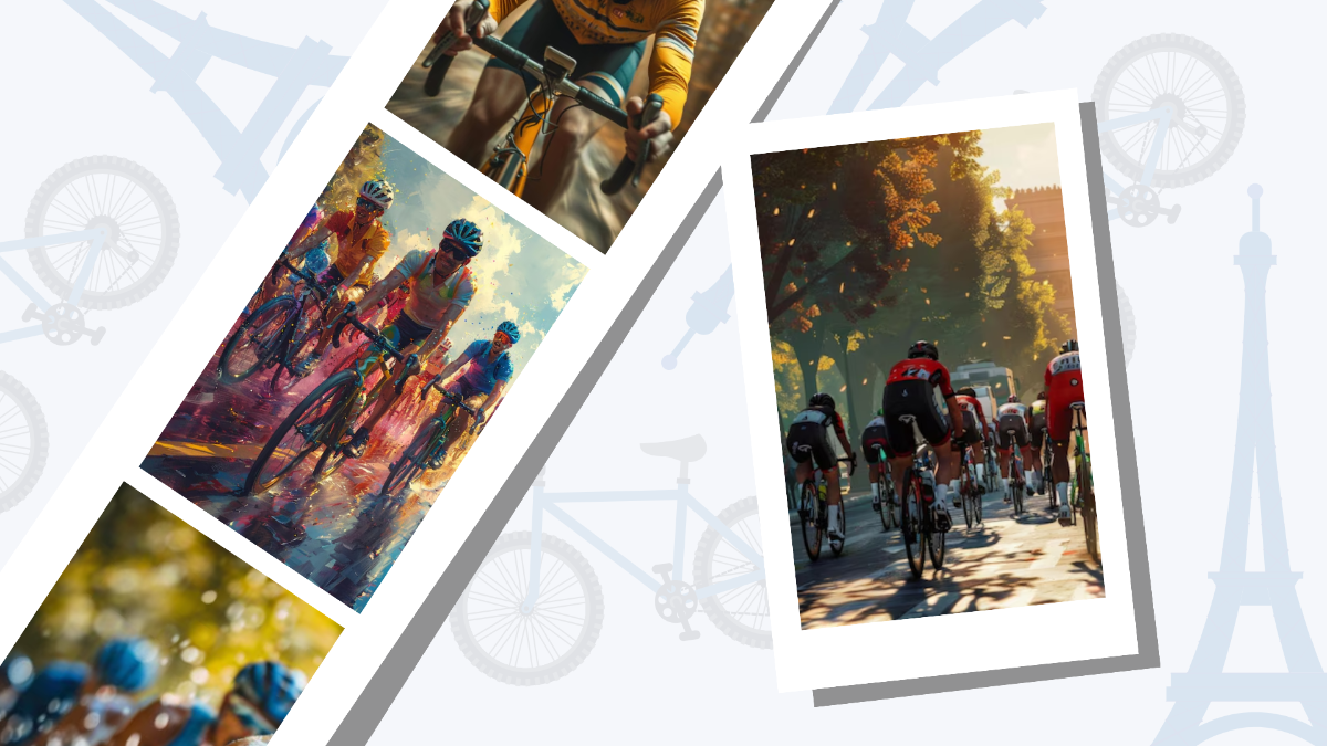 Tour de France Photo Background Template - Edit Online & Download