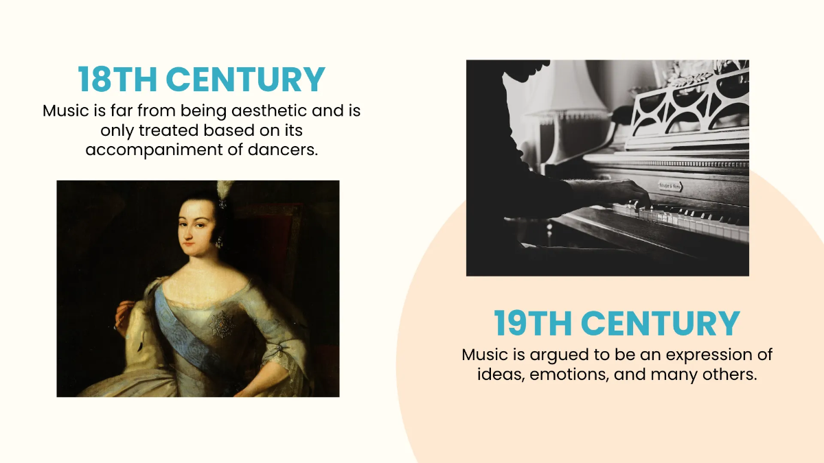 Free Aesthetic Music Presentation Template to Edit Online