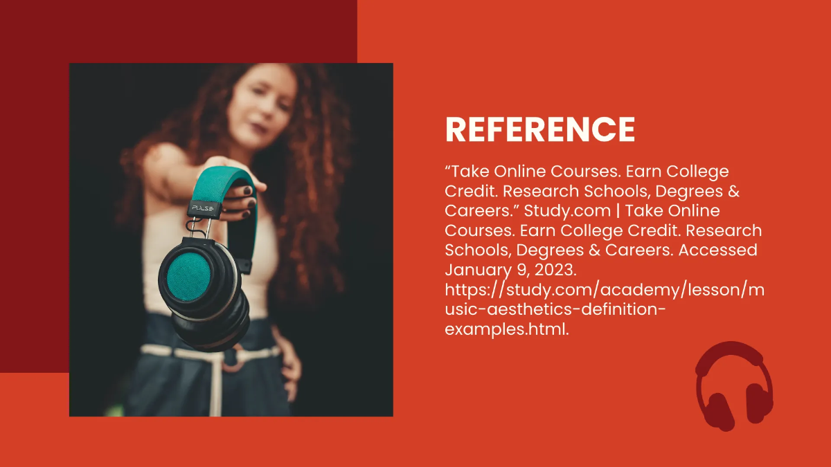 Free Aesthetic Music Presentation Template to Edit Online