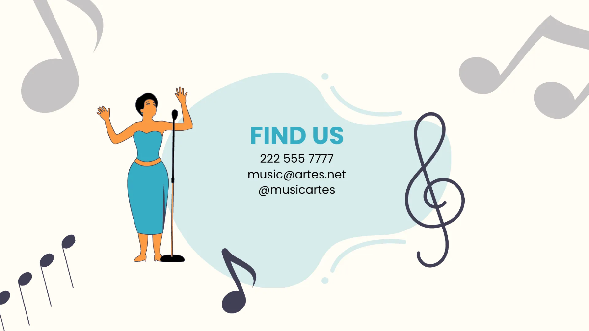 Free Aesthetic Music Presentation Template to Edit Online