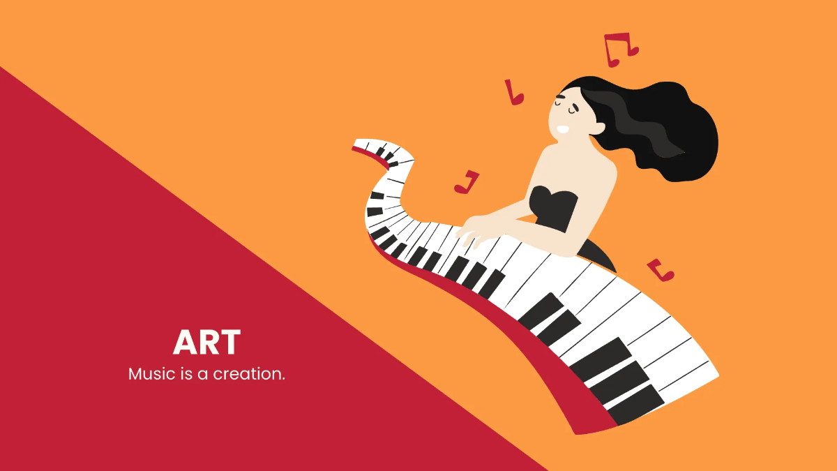 Free Aesthetic Music Presentation Template to Edit Online