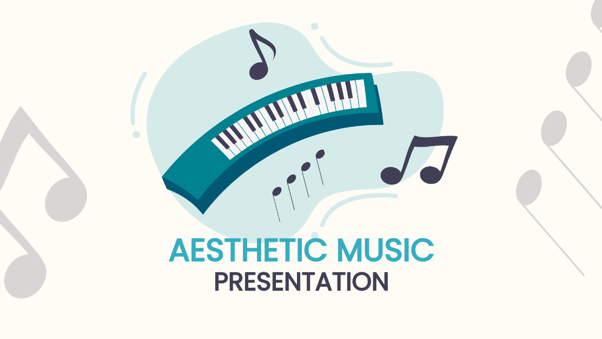 Aesthetic Music Presentation Template