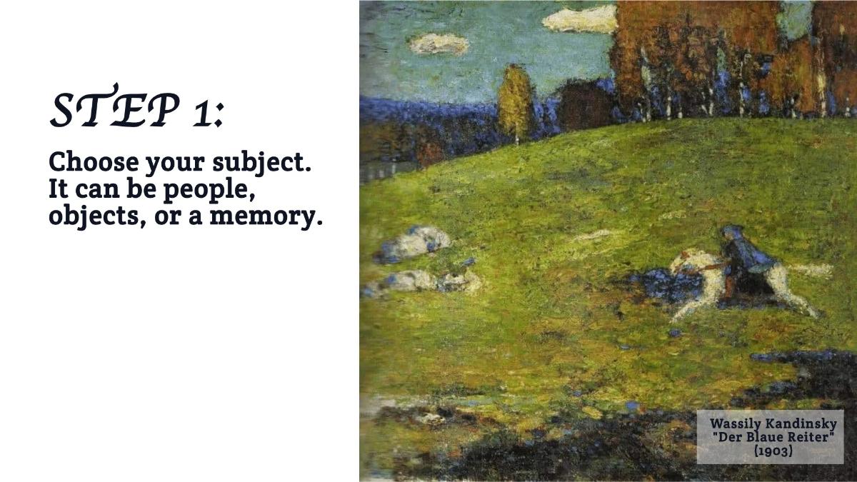 Free Expressionist Art Workshop Presentation Template to Edit Online