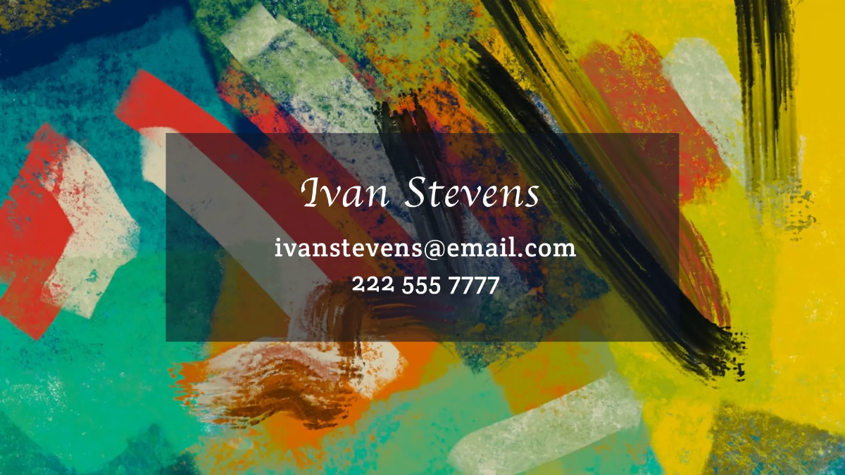 Free Expressionist Art Workshop Presentation Template to Edit Online