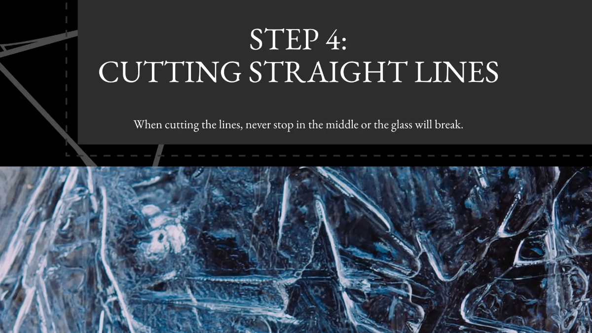 Free Glass Arts Technician Presentation Template to Edit Online