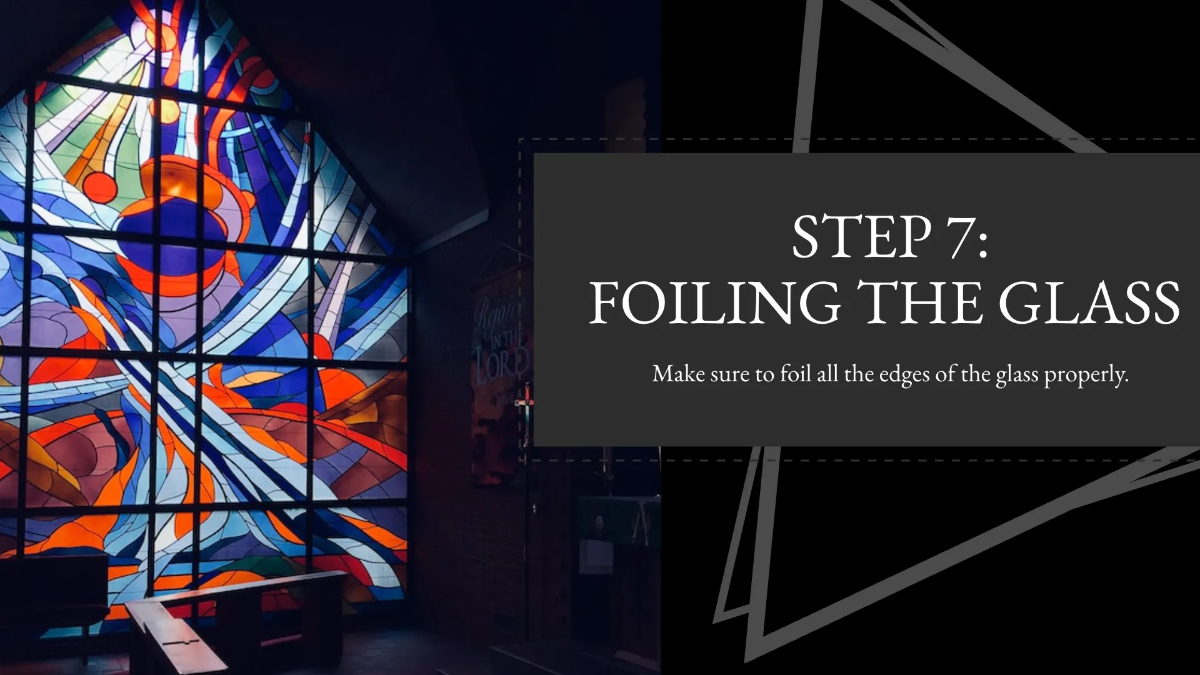 Free Glass Arts Technician Presentation Template to Edit Online