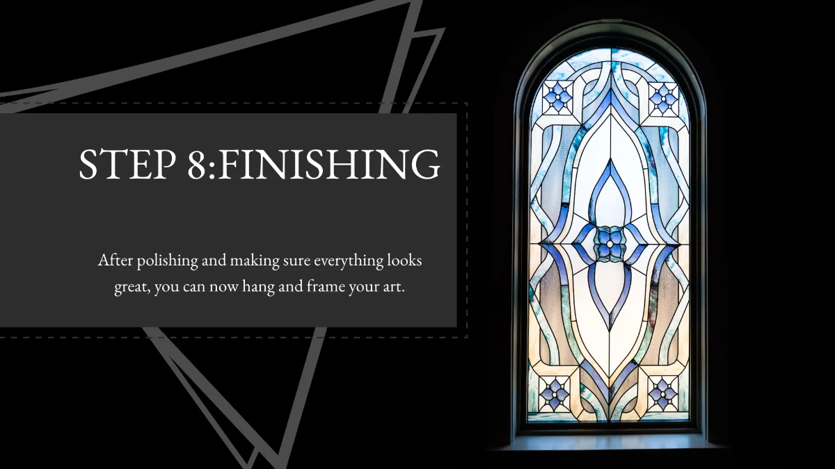 Free Glass Arts Technician Presentation Template to Edit Online