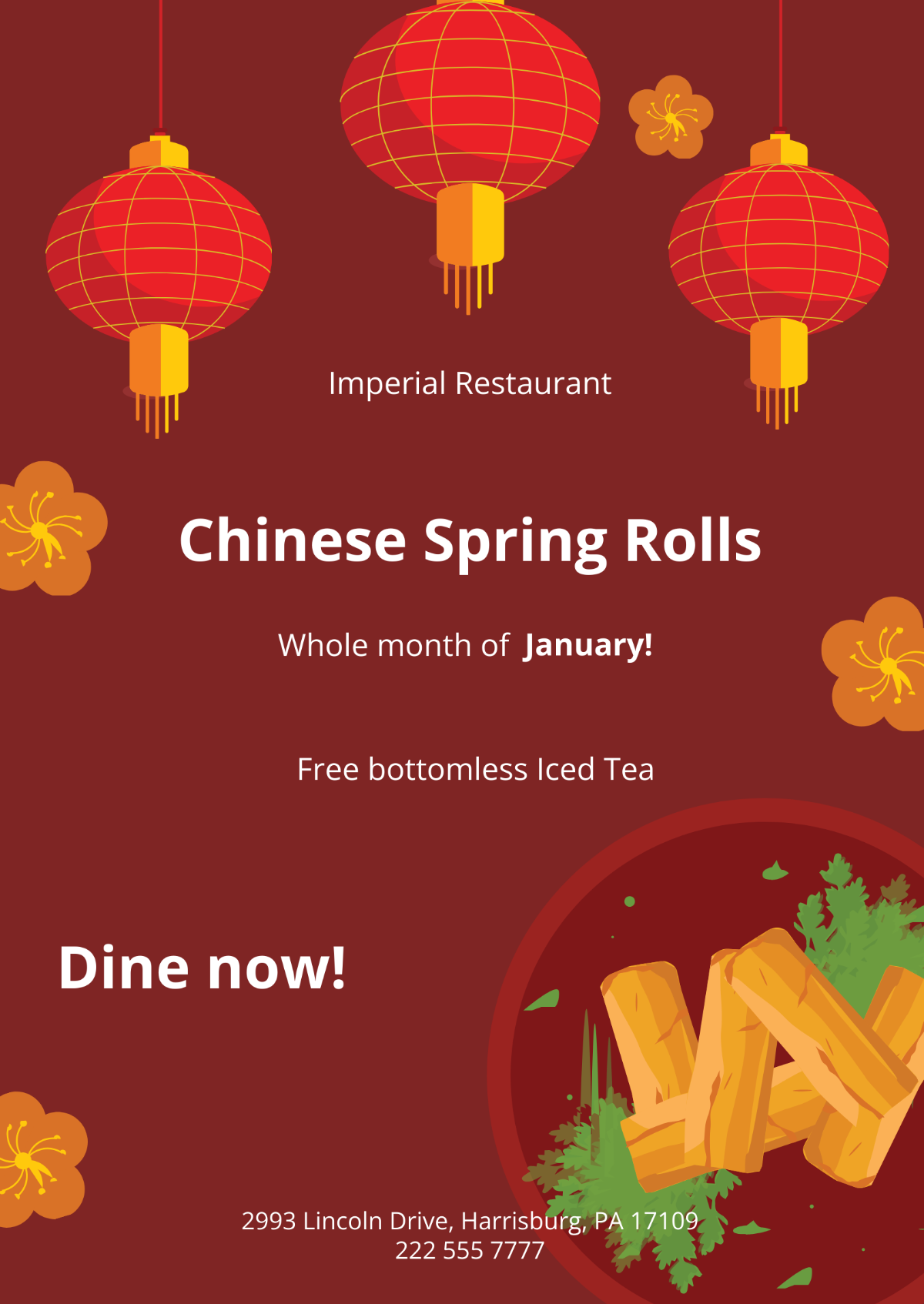 Happy Chinese New Year Flyer