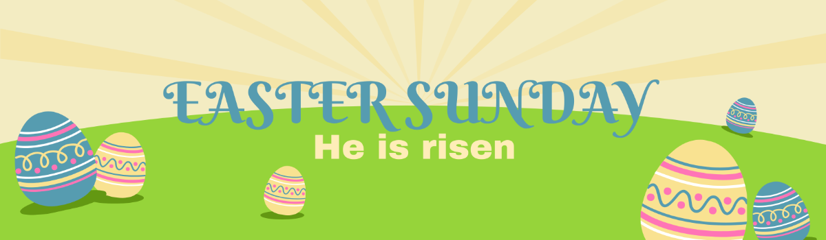 Easter Flex Banner Template
