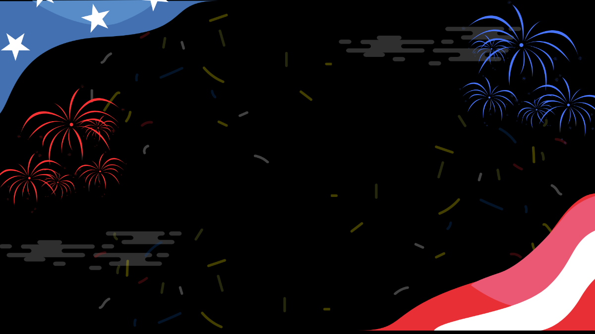 Patriots' Day Black Background Template