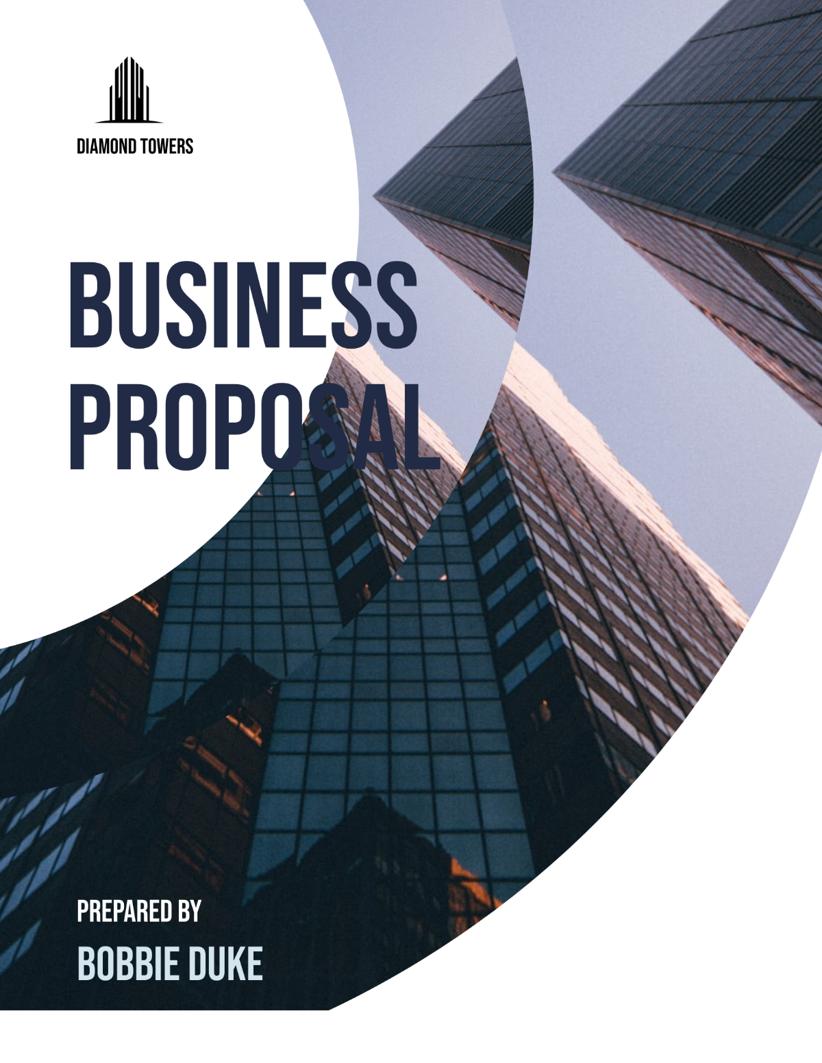 Business Proposal Cover Page Template