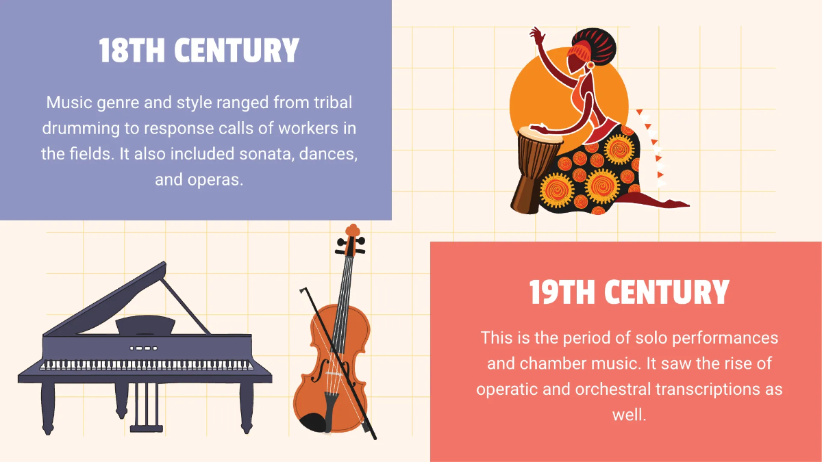 Free Cool Music Presentation Template to Edit Online