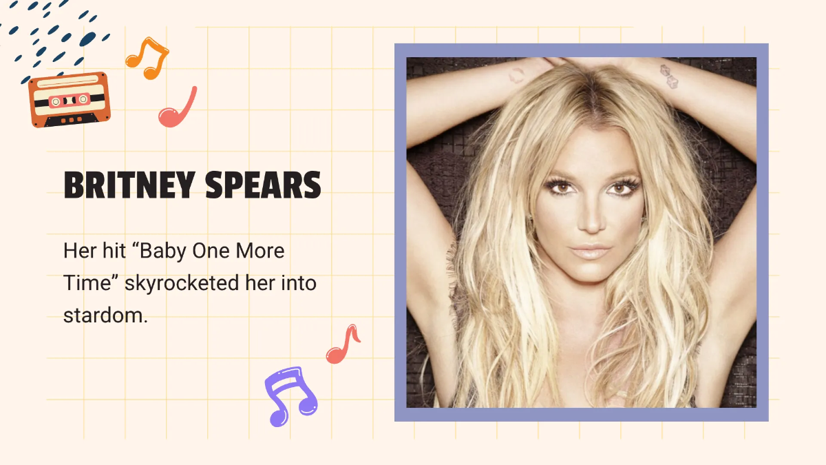 Free Cool Music Presentation Template to Edit Online