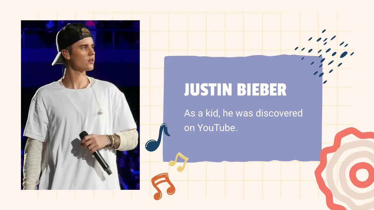 Free Cool Music Presentation Template to Edit Online