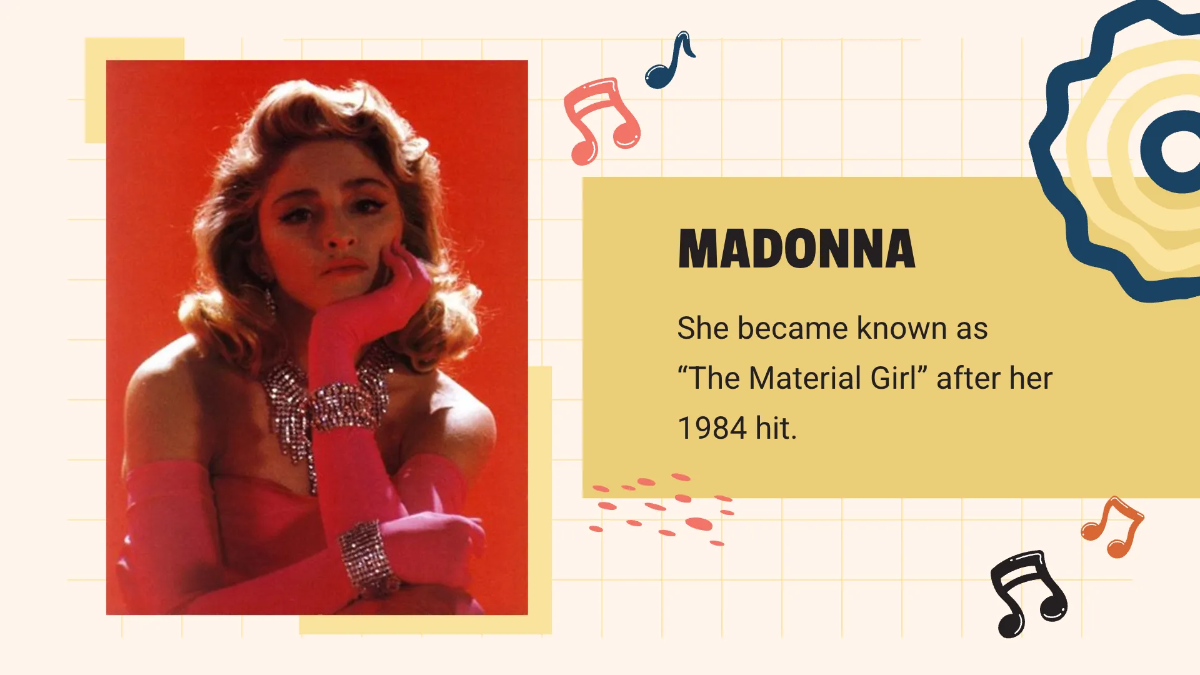 Free Cool Music Presentation Template to Edit Online