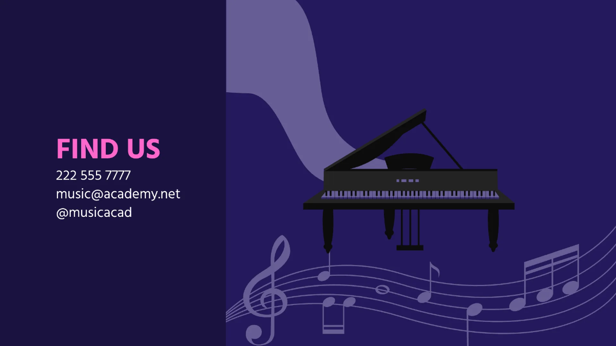 Free Pretty Music Presentation Template to Edit Online