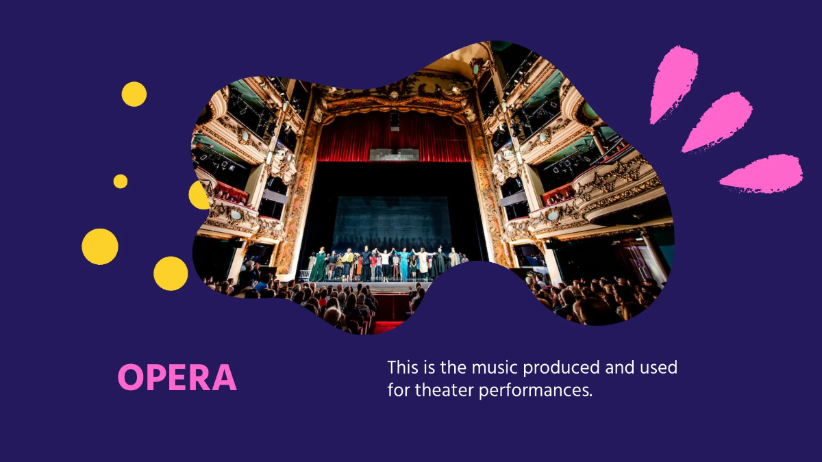 Free Pretty Music Presentation Template to Edit Online