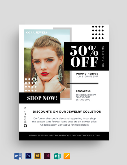 Digital Product Sale Flyer Template | Template.net