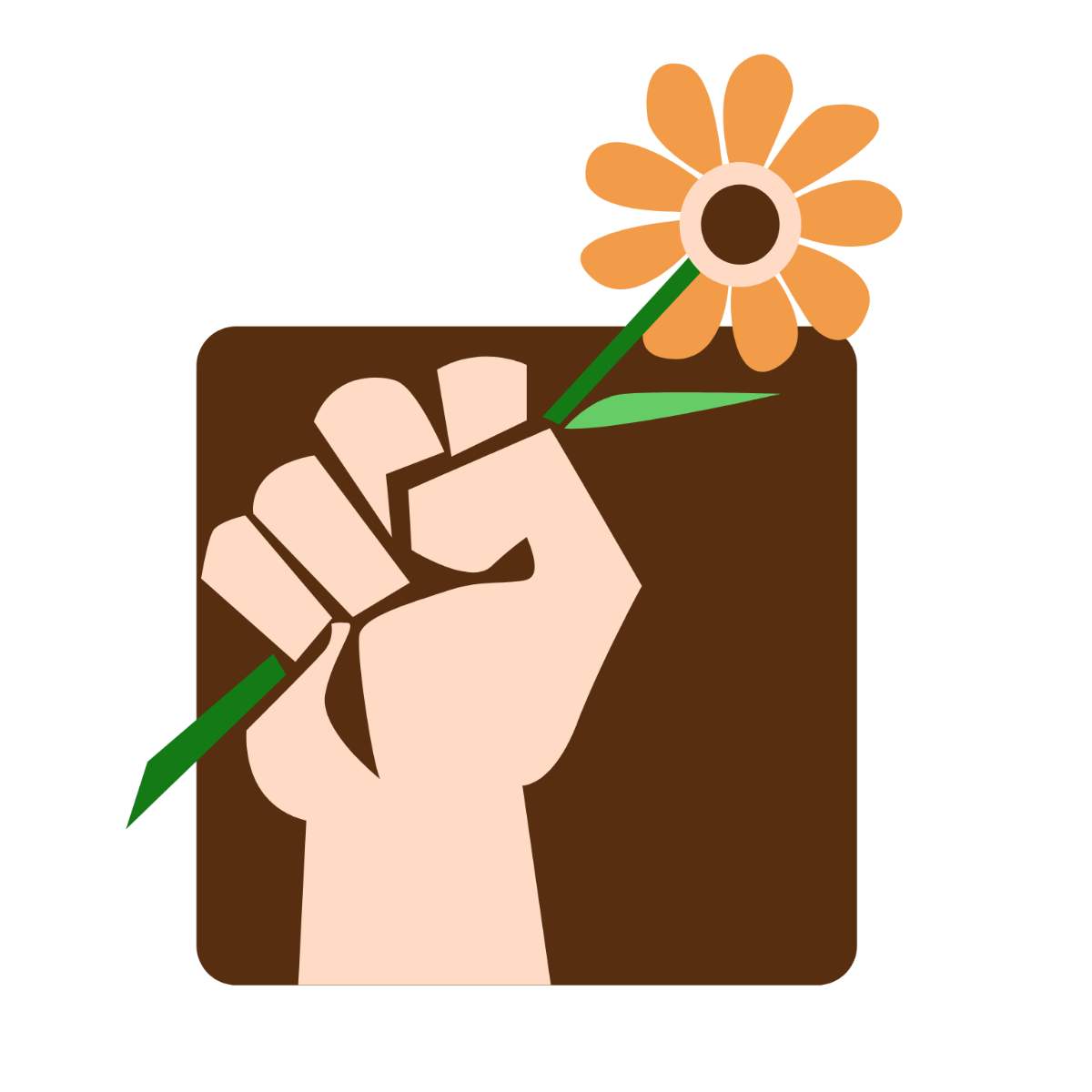 May Day Logo Clipart Template