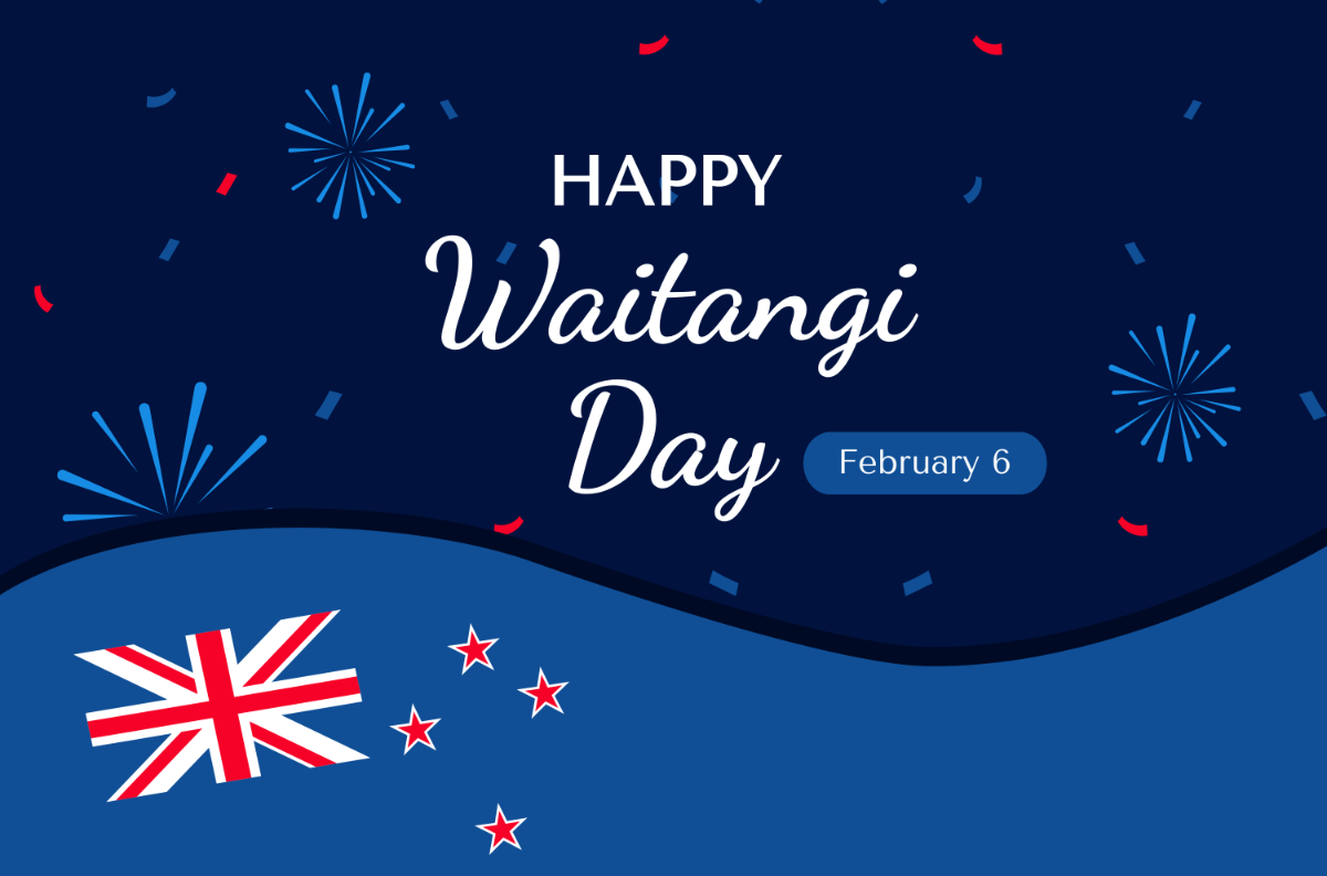 Waitangi Day Banner Template