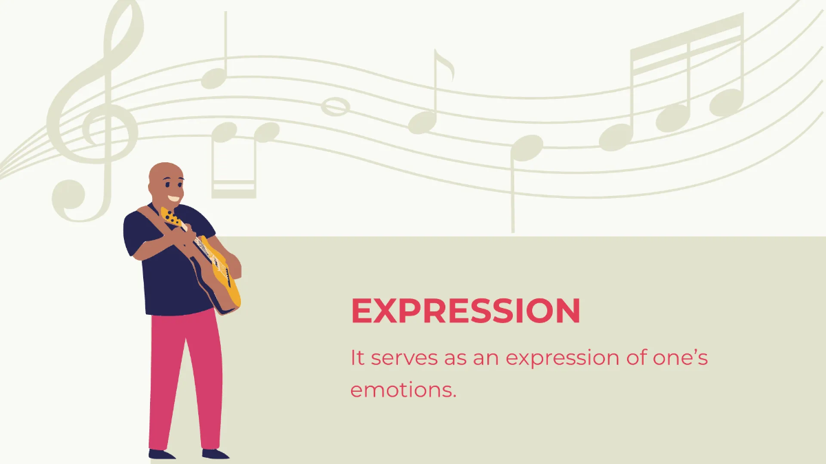 Free Simple Music Presentation Template to Edit Online