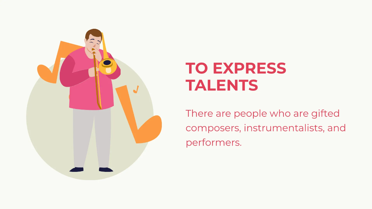 Free Simple Music Presentation Template to Edit Online