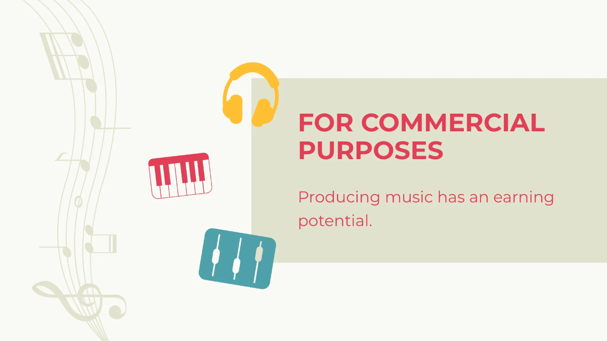 Free Simple Music Presentation Template to Edit Online