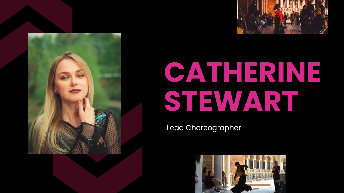 Free Flamenco Artists Agency Presentation Template to Edit Online