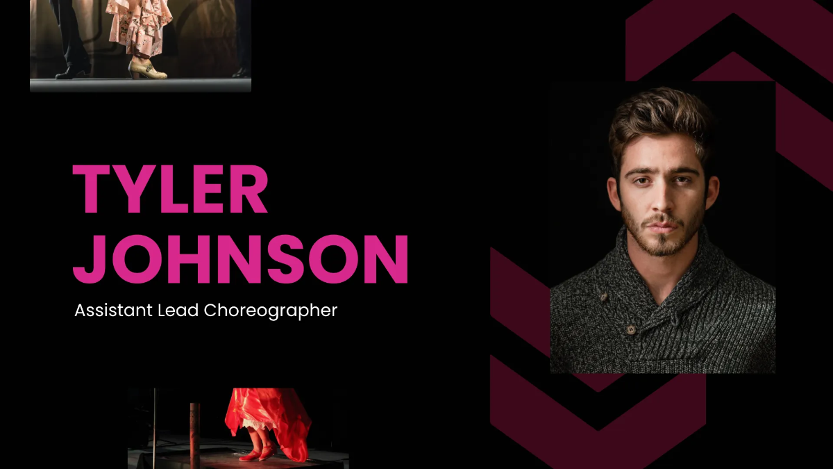 Free Flamenco Artists Agency Presentation Template to Edit Online