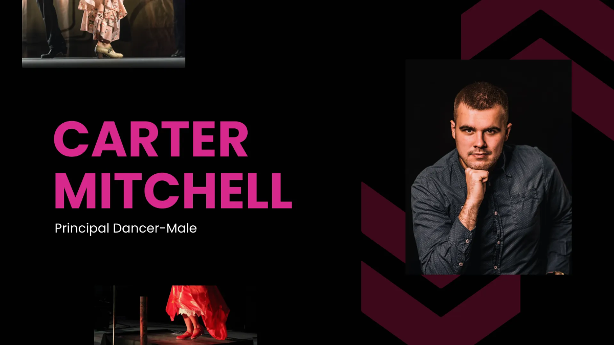 Free Flamenco Artists Agency Presentation Template to Edit Online