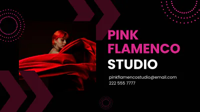 Free Flamenco Artists Agency Presentation Template to Edit Online