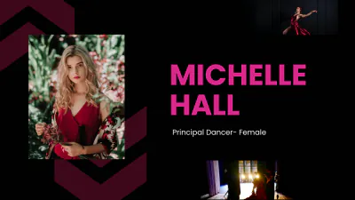 Free Flamenco Artists Agency Presentation Template to Edit Online