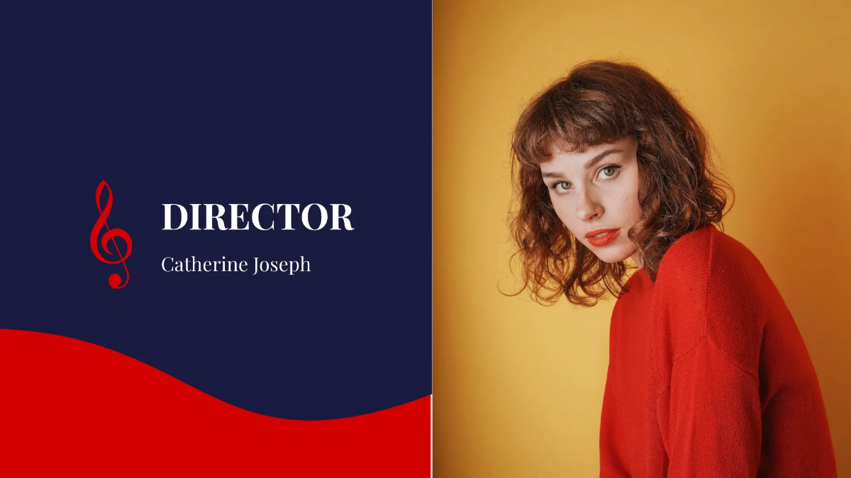 Free Performing Arts School Center Presentation Template to Edit Online