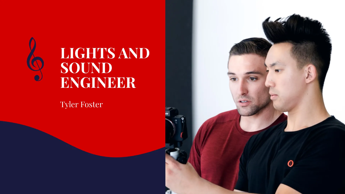 Free Performing Arts School Center Presentation Template to Edit Online