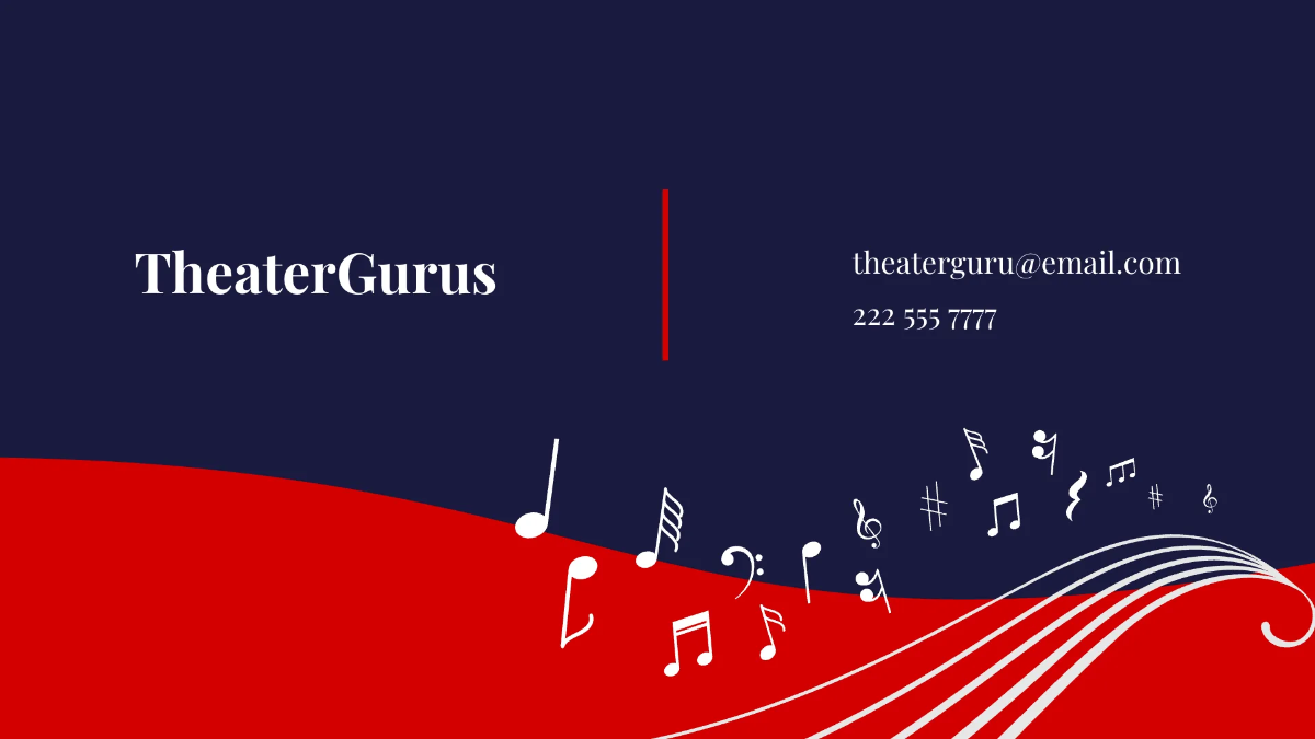 Free Performing Arts School Center Presentation Template to Edit Online