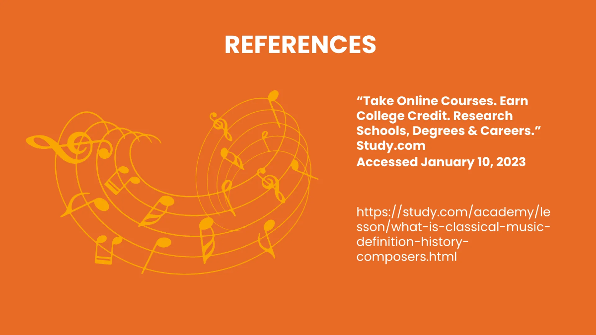 Free Professional Music Presentation Template to Edit Online
