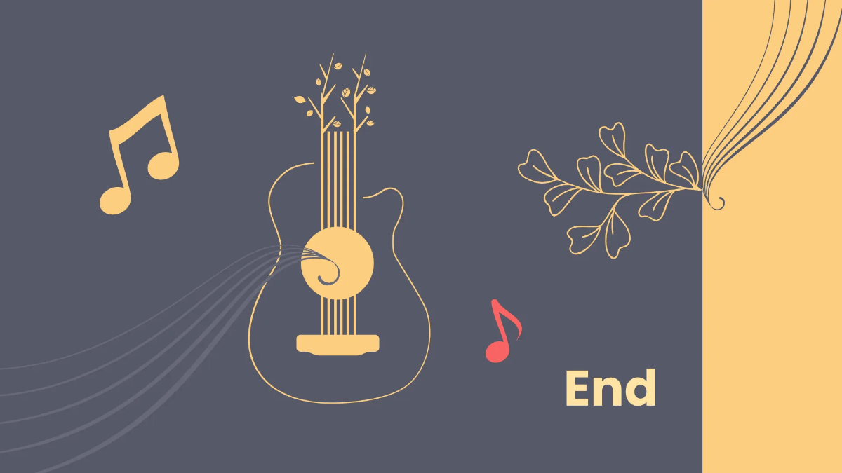 Free Infographics Music Presentation Template to Edit Online