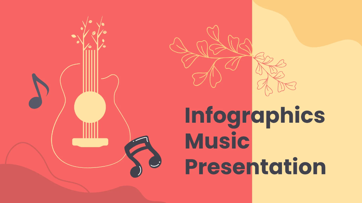 Free Infographics Music Presentation Template to Edit Online