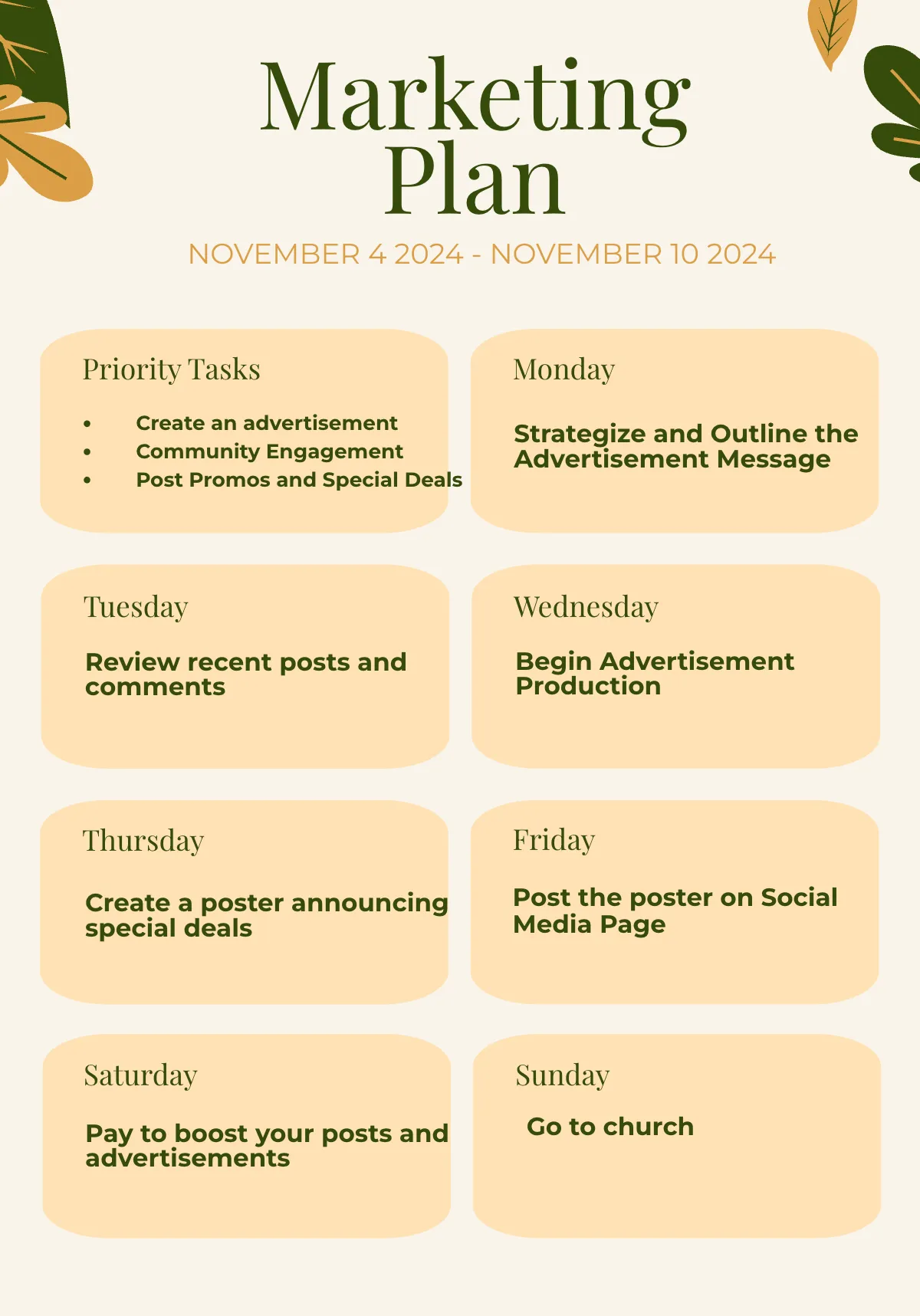 Free 2024 Social Media Marketing Planner Template to Edit Online