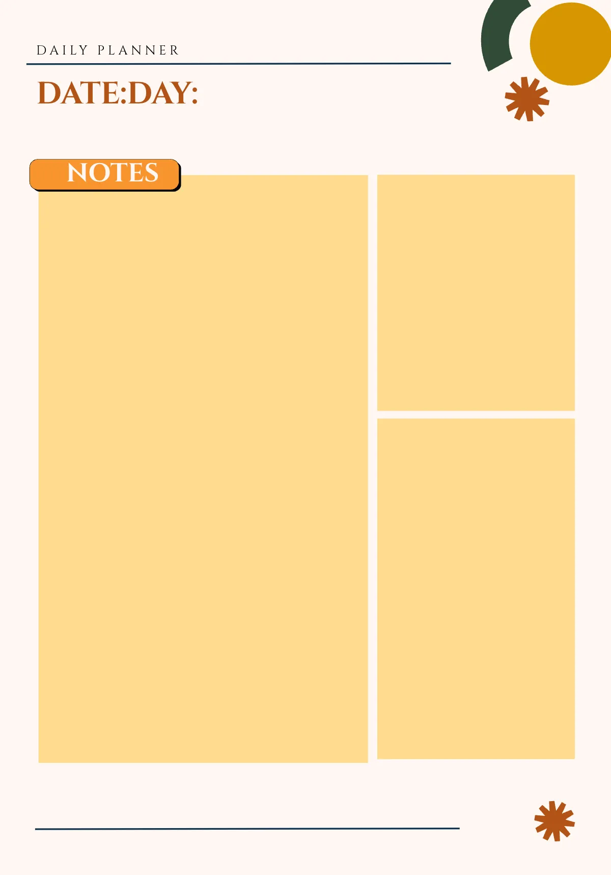 Free 2024 Dated Daily Planner Template to Edit Online