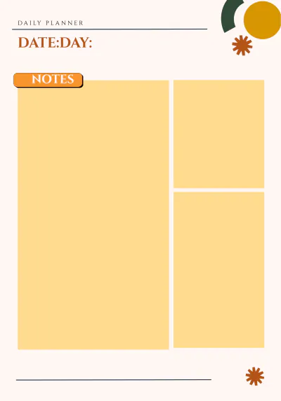 Free Free 2024 Dated Daily Planner Template to Edit Online
