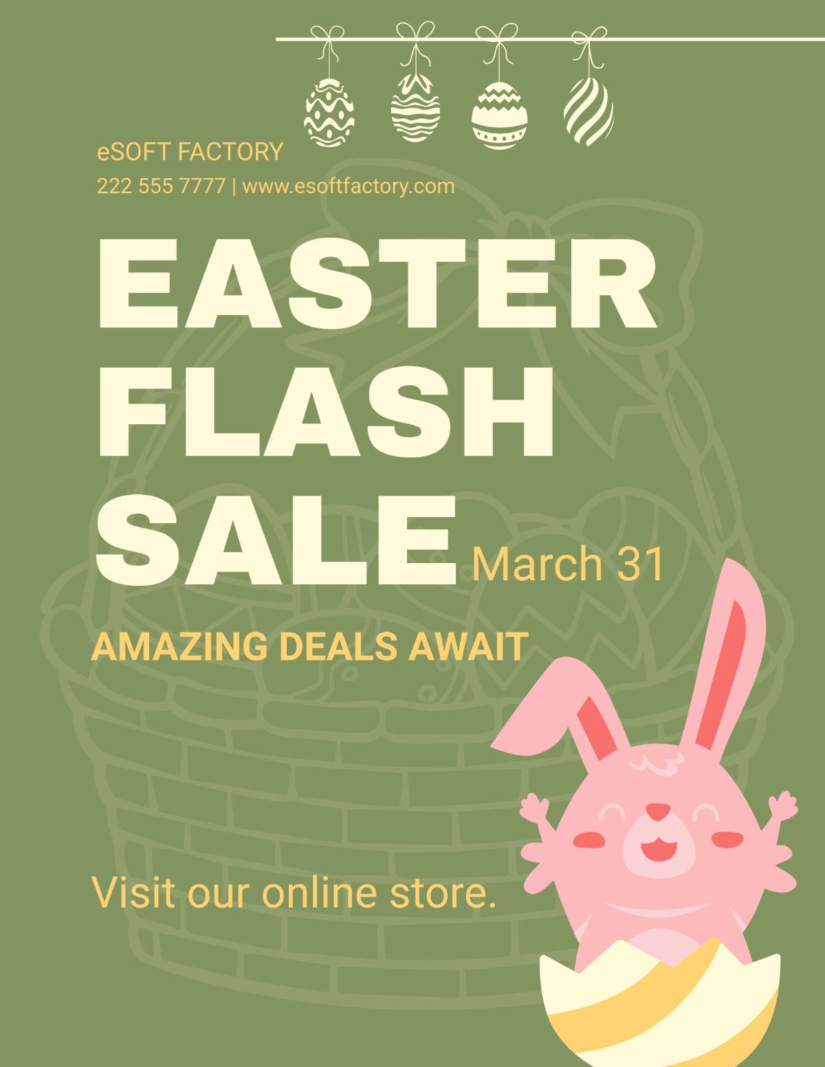 Sale Easter Flyer Template - Edit Online & Download