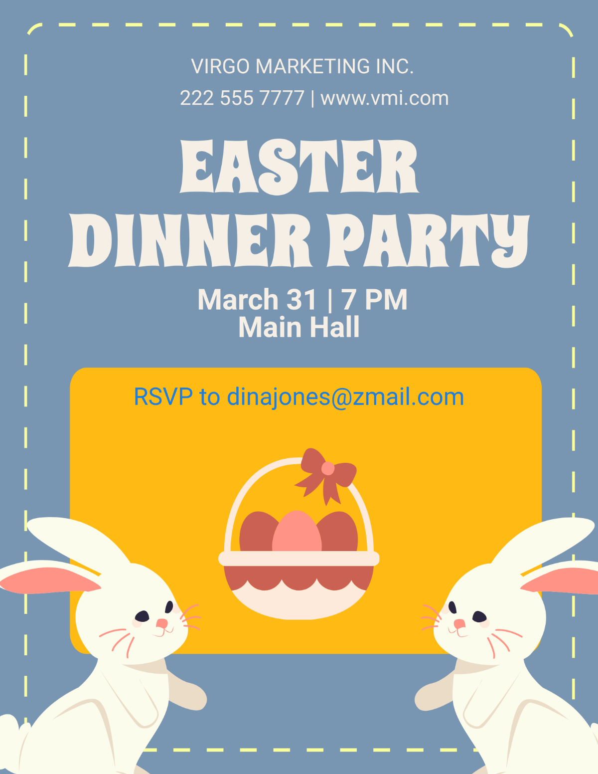 Free Party Easter Flyer Template