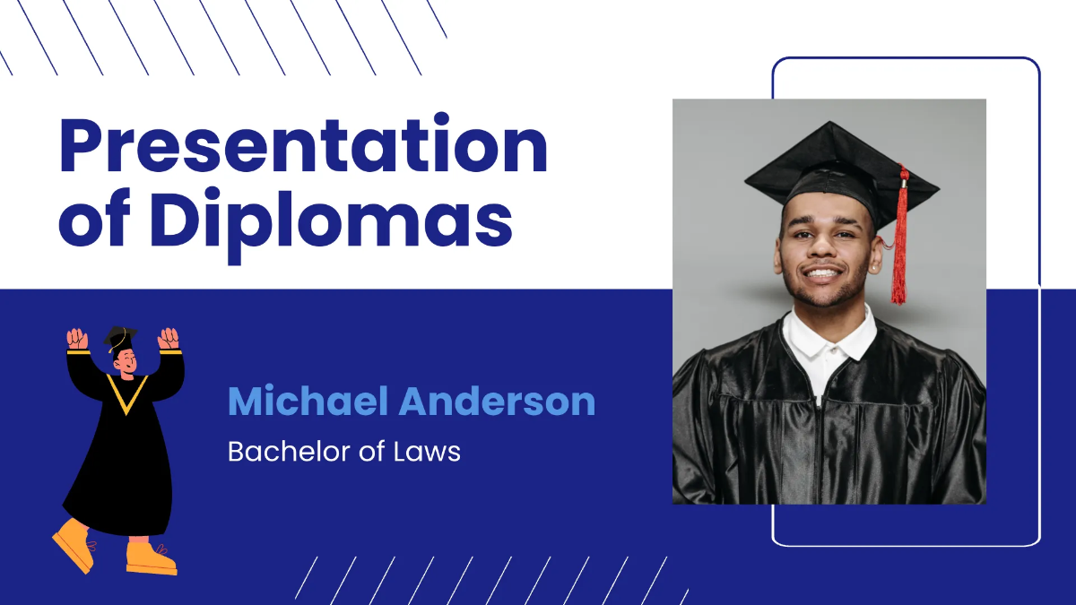 Free Graduation Presentation Template to Edit Online