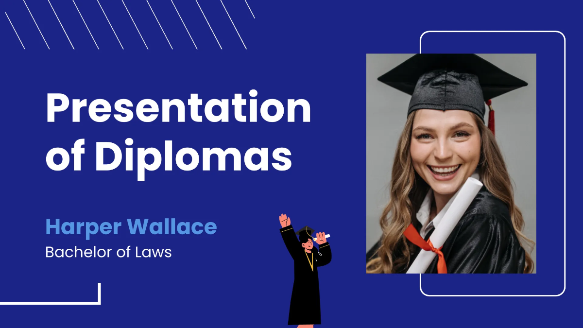Free Graduation Presentation Template to Edit Online